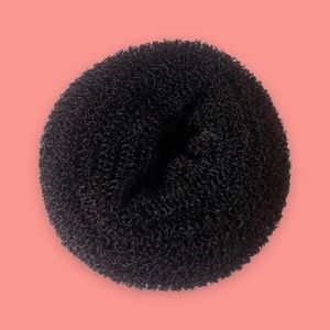 Hair Donut Bun Styling Beauty Tool Set of 2 in Black, Brown - Hair Accessories